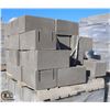 Image 1 : PALLET OF DARK GREY KNOCKOUT BOND BEAM BLOCKS
