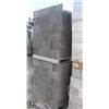 Image 3 : PALLET OF DARK GREY KNOCKOUT BOND BEAM BLOCKS