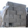Image 1 : PALLET OF DARK GREY KNOCKOUT BOND BEAM BLOCKS