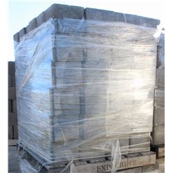 PALLET OF GREY HALF DOUBLE BULLNOSE BLOCKS