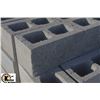 Image 2 : PALLET OF DARK GREY SPLIT FACED CONCRETE BLOCKS