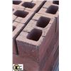 Image 2 : PALLET OF TERRACOTTA SPLIT FACED CONCRETE BLOCKS