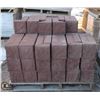 Image 1 : PALLET OF TERRACOTTA SPLIT FACED CORNER BLOCKS