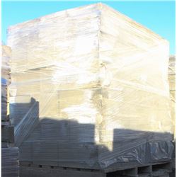 PALLET OF GREY RECTANGULAR COLUMN BLOCKS