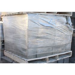 PALLET OF GREY SMOOTH FACED CORNER BLOCKS