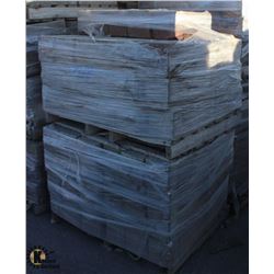 LOT OF 4 PALLETS ASSORTED COLOR SPLIT FACED