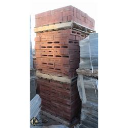 PALLET OF TERRACOTTA PARTITION CONCRETE BLOCKS