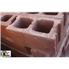 Image 2 : PALLET OF TERRACOTTA CONCRETE STRETCHER BLOCKS