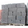 Image 1 : PALLET OF DARK GREY SPLIT FACED LEDGE CONCRETE