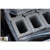 Image 2 : PALLET OF ASSORTED BULLNOSE HALF CINDER BLOCK