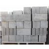 Image 1 : PALLET OF GREY 4 RIB SPLIT FACED BLOCK