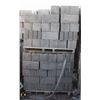 Image 3 : PALLET OF GREY 4 RIB SPLIT FACED BLOCK