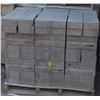 Image 1 : PALLET OF DARK GREY PARTITION CONCRETE BLOCKS