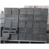 Image 1 : PALLET OF DARK GREY PARTITION CONCRETE BLOCKS