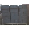 Image 1 : PALLET OF DARK GREY SPLIT FACED PILLAR BLOCKS