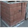Image 1 : PALLET OF TERRACOTTA SCORED CINDER BLOCK