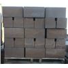 Image 1 : PALLET OF BROWN SPLIT FACED LEDGE CONCRETE