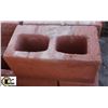 Image 2 : PALLET OF TERRACOTTA SPLIT FACED CORNER BLOCKS