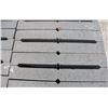 Image 2 : PALLET OF BLACK RETAINING WALL CAPS W/