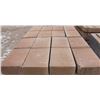 Image 2 : PALLET OF LIGHT BROWN RETAINING WALL CAPS W/