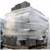 Image 1 : PALLET OF BLACK SPLIT FACED HALF CINDER BLOCK