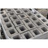 Image 2 : PALLET OF BLACK SPLIT FACED HALF CINDER BLOCK
