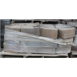 PALLET OF WEDGE RETAINING WALL BLOCKS ASSORTED