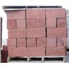 Image 1 : PALLET OF TERRACOTTA SPLIT FACED CORNER BLOCKS