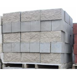 PALLET OF SANDSTONE SPLIT FACED BLOCKS