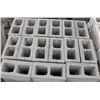 Image 2 : PALLET OF GREY SPLIT FACED CONCRETE BLOCKS
