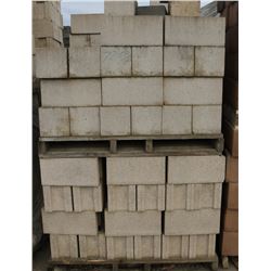 2 PALLETS OF LIGHT GREY CINDER BLOCKS INCL.