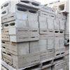 Image 1 : PALLET OF LIGHT GREY PARTITION CONCRETE BLOCKS