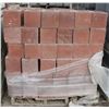 Image 1 : PALLET OF TERRACOTTA SPLIT FACED HALF CONCRETE