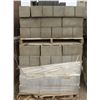 Image 1 : 1.5 PALLETS OF DARK GREY SPLIT FACED CONCRETE