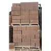 Image 3 : PALLET OF BROWN SPLIT FACED CORNER BLOCKS