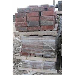 2 PALLETS OF TERRACOTTA RETAINING WALL BLOCKS