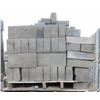 Image 1 : PALLET OF GREY SPLIT FACED SOLID CONCRETE BLOCKS