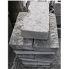 Image 2 : PALLET OF GREY SPLIT FACED SOLID CONCRETE BLOCKS