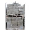 Image 3 : PALLET OF GREY SPLIT FACED SOLID CONCRETE BLOCKS