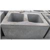 Image 2 : PALLET OF LIGHT GREY SPLIT FACED CONCRETE BLOCKS