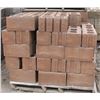 Image 1 : PALLET OF TERRACOTTA 4 RIB SPLIT FACED CONCRETE BL