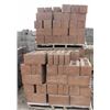 Image 3 : PALLET OF TERRACOTTA 4 RIB SPLIT FACED CONCRETE BL