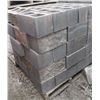 Image 1 : PALLET OF GREY SPLIT FACED CONCRETE BLOCKS