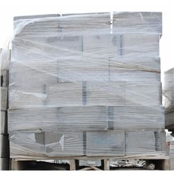 PALLET OF GREY DOUBLE BULLNOSE COLUMN BLOCKS