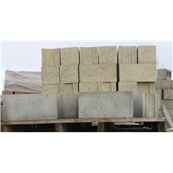 PALLET OF SANDSTONE CONCRETE BLOCKS