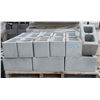 Image 1 : PALLET OF GREY DOUBLE BULLNOSE CONCRETE BLOCKS