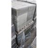 Image 3 : PALLET OF DARK GREY SMOOTH FACED CORNER BLOCKS