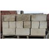 Image 1 : PALLET OF SANDSTONE SPLIT FACED CORNER BLOCKS