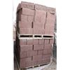 Image 3 : PALLET OF BROWN SPLIT FACED CONCRETE BLOCKS