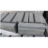 Image 2 : PALLET OF DARK GREY LEDGE SPLIT FACED SOLID BLOCKS